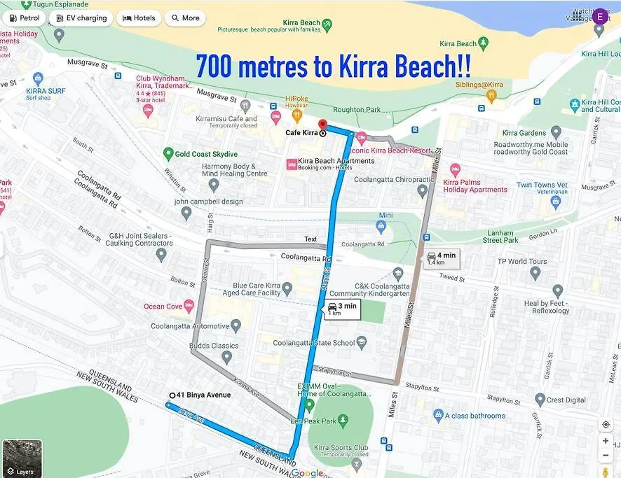 Bare Foot & Beachy On Binya! Pet Friendly House Gold Coast Holiday home